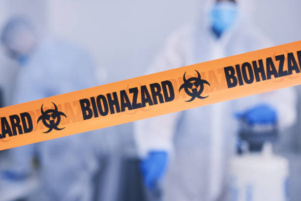 Professional Biohazard Cleanup technician working in Arcadia, CA